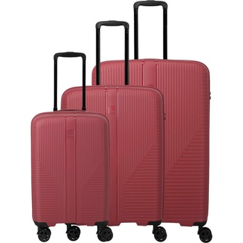 Travelite Комплект пътни куфари Travelite Air Stripe S, M, L Slim Red Travelite | Cherven | МЪЖЕ | UNI