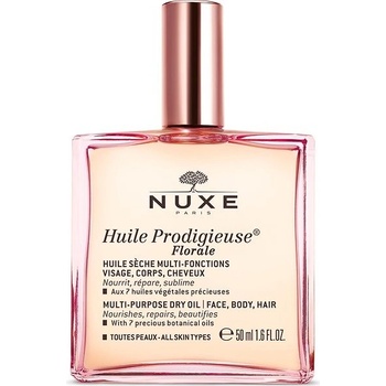 Nuxe Huile Prodigieuse Florale multifunkční zkrášlující suchý olej na obličej tělo a vlasy 50 ml