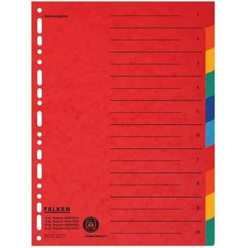 Image 1 of Falken Цветни регистри А4 10 бр. falken 80086390