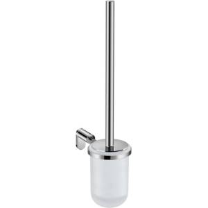Jika Basic - Стенна тоалетна четка с държач, хром/матово стъкло H3843A10040001 (H3843A10040001)