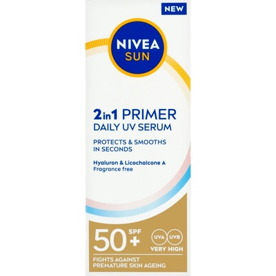 Nivea Sun Face Serum Primer 2в1 SPF 50+