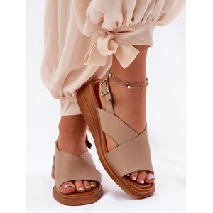 Step in style Дамски сандали на платформа и ток модел 211944 Step in style
