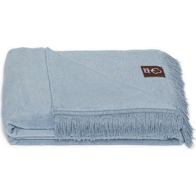 Umipled Unia - Bavlna Cloud Bavlnená akrylová prikrývka 0293/43 morská prikrývka so strapcami 150x200