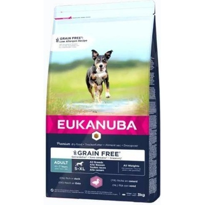 Eukanuba Dog Adult All Breeds No grain Duck 12 kg