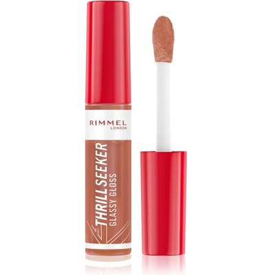 Rimmel Thrill Seeker Glassy Gloss блясък за устни за по-голям обем цвят 650 Sweet Frosting 10ml
