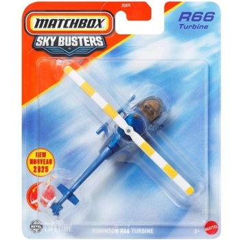 Mattel Кутия за играчки: Робинсън r66 Турбина самолет (jcm81)
