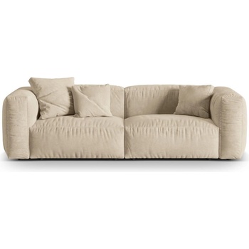 Micadoni Бежов кадифен модулен диван 240 cm Martina - Micadoni (MIC_3S_120_F1_MARTINA1)