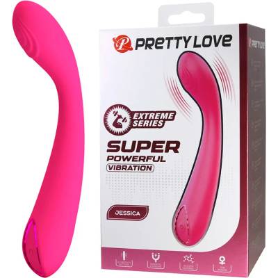 G-точка вибратор, мощни режими и извит дизайн, 15, 8см. - Pretty Love Jessica (DEBRA01975)