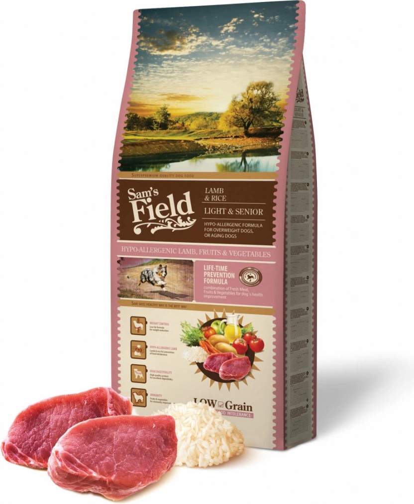 Sam's Field Low Grain Light & Senior Lamb & Rice 13 kg Sam's Field Low Grain Light & Senior Lamb & Rice 13 kg