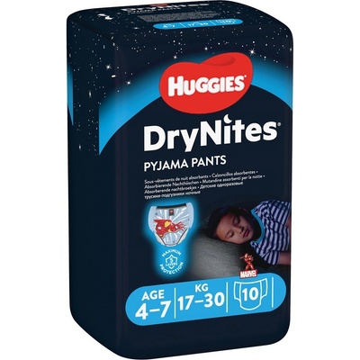 HUGGIES DryNites 4-7 rokov 17-30 kg 10 ks