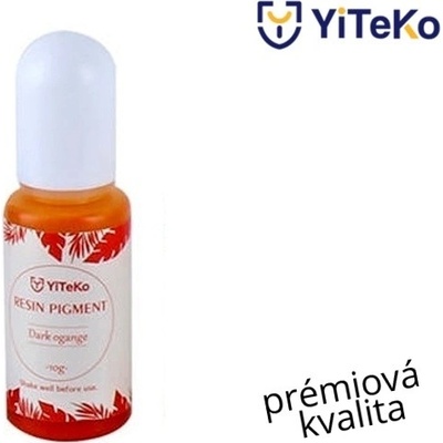 YiTeko Křišťálová barva 04 tmavě oranžová 10 ml