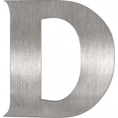 Domové číslo 120mm nerez písmeno "D" Nerez