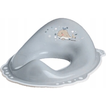 Maltex Redukcia na WC s úchytmi Veľrybka Minimal satin blue