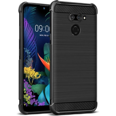 LG K50 Удароустойчив IMAK Carbon Fiber Калъф и Протектор