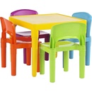 Kondela set 1+4 vícebarevný Zilbo