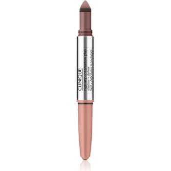 Clinique High Impact Shadow Play Shadow & Definer сенки за очи в молив дуо цвят Rose +Truffles 1.9 гр