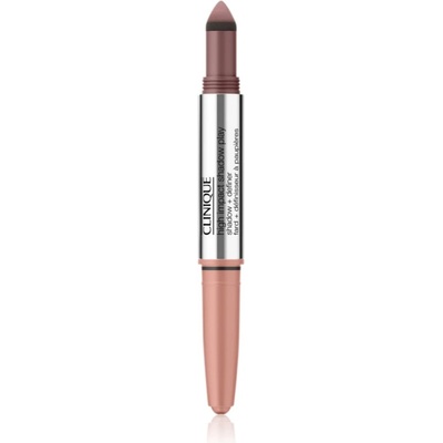 Clinique High Impact Shadow Play Shadow & Definer сенки за очи в молив дуо цвят Rose +Truffles 1, 9 гр