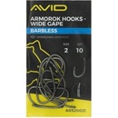 Avid Carp Armorok Hooks Wide Gape Barbless vel.6 10 ks