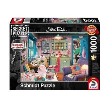 Schmidt Spiele Puzzle PQ 1000 (Secret Puzzle) Grandmas room G3