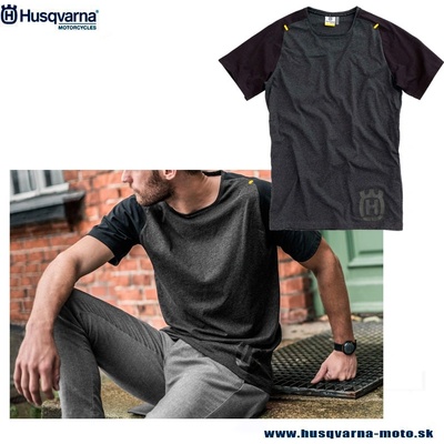 Husqvarna tričko Progress ss Tee black