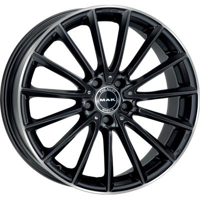 MAK KOMET 7,5x19 5x112 ET32 gloss black mirror ring