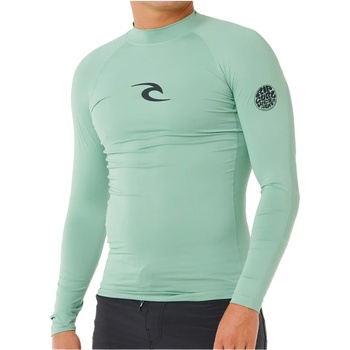 Rip Curl Мъжка плажна тениска от ликра Rip Curl Waves UPF Perf L/S Lycra - Aloe - размер M (050-2304-0113)