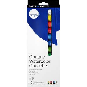 Daler-Rowney Simply Комплект акварелни бои 12 x 12 ml (126600912)