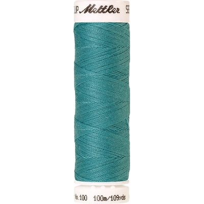 Nitě SERALON 100m na univerzální šití, polyester AMANN Mettler - více barev 6677: 1440 tyrkysová