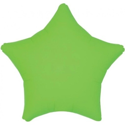 Godan Fóliový balonek hvězda neon zelená 48 cm