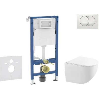Geberit Duofix s tlačidlom Delta SANI11CA3150B