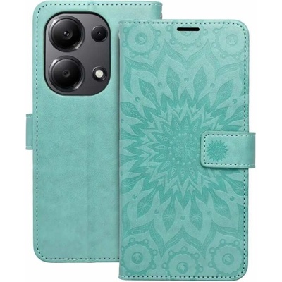 CoolCase Mezzo Xiaomi Redmi Note 13 4G / Poco M6 4G Zelená mandala