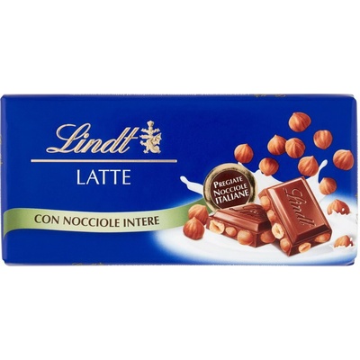 Lindt mliečna čokoláda s celými orieškami 100 g