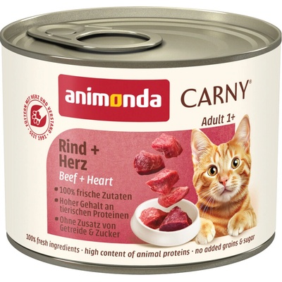 Animonda Carny Adult hovězí & srdce 12 x 200 g