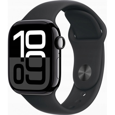 Apple Watch Series 10 GPS + Cellular 46mm Jet Aluminium Case | Sport Band - M/L MWY43ET/A – Zboží Živě