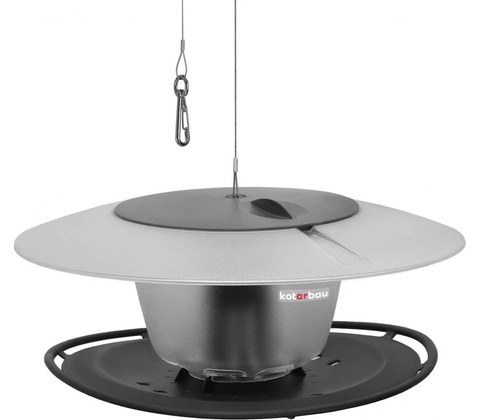 Prosperplast Zahradní závěsné plast. krmítko IBFR S433 antracit 29,4cm