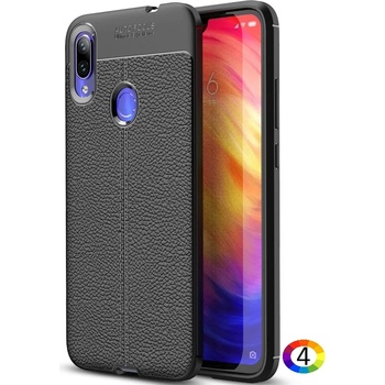 Image 1 of Xiaomi Redmi Note 7 / Note 7 Pro Удароустойчив Litchi Skin Калъф и Протектор