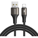 JOYROOM Кабел Light-Speed USB-A към Lightning Joyroom SA25-AL3 3A 1.2m (черен) (SA25-AL3 1.2M BLACK)