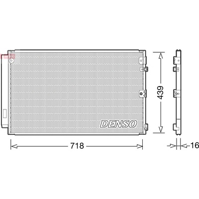 Kondenzátor klimatizace DENSO DCN51011