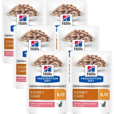 HILL'S PD Prescription Diet Feline with Salmon k/d 6x85 g