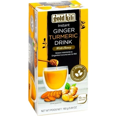 GOLD KILI instantní nápoj zázvor s kurkumou 10 x 16 g
