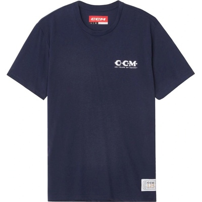 CCM 125 Anniversary Short Sleeve TEE true navy