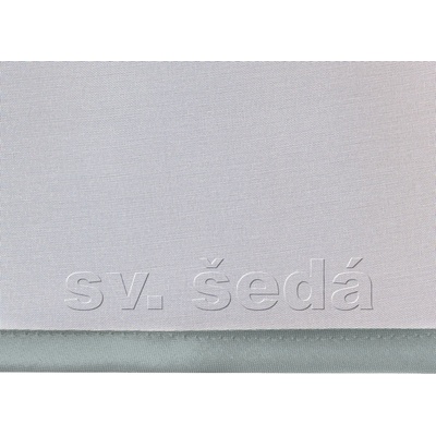 Kusová záclona Ennie - mix barev sv. šedá 160x300