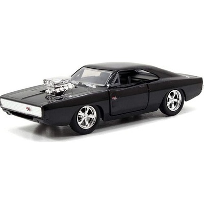 Jada Dodge Dom's Dodge Charger R/t 1970 Fast & Furious 7 Matt Black 1:32