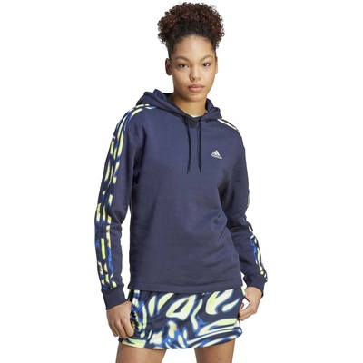 Adidas Суитшърт Vibrant Print 3-Stripes Hoodie