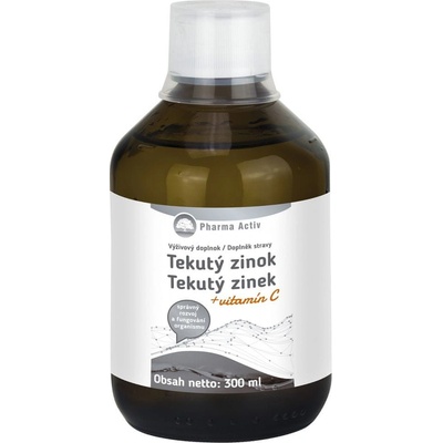 Pharma Activ Koloidní zinek + Vitamín C liquid 300 ml