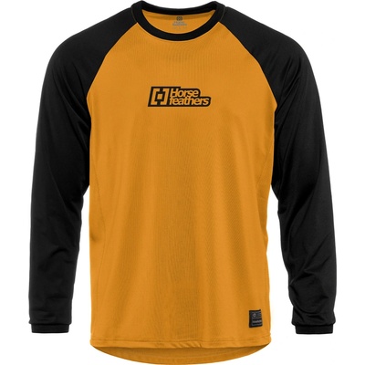 Horsefeathers Bike екип Spike LS - sunflower/black Horsefeathers | Oranzhev | МЪЖЕ | L