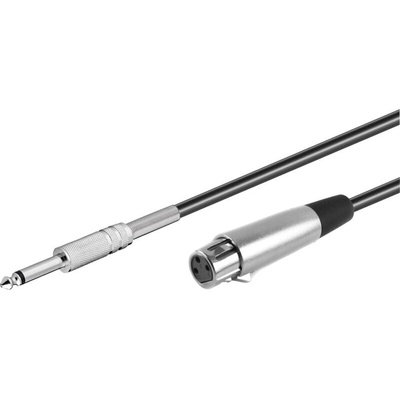 PremiumCord Jack 6.3mm-XLR M/F 6 m Микрофонен кабел (KJACKXLR01)