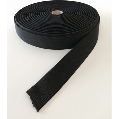 Guma hladká 3 cm černá – Zboží Dáma