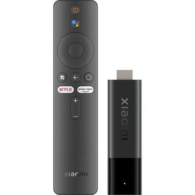 Realme HDMI ТВ стик с поддръжка на Netflix, Prime Video, YouTube и други - Xiaomi TV Stick 4K 2024 (черен) (PFJ4175EU)