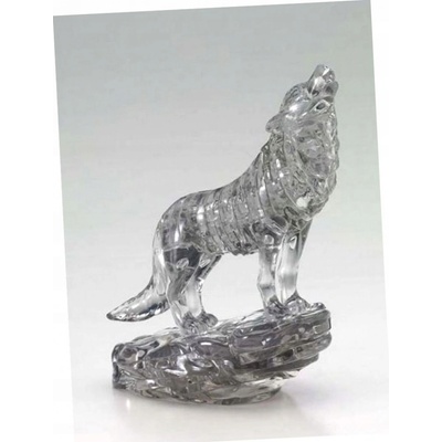 HCM KINZEL 3D Crystal puzzle Vlk 37 ks – Zboží Dáma